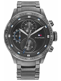 Multi Zifferblatt Quarz Uhr für Herren mit Rotguss Edelstahlarmband - 1791806