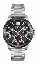 Herren Analog Quarz Uhr mit Edelstahl Armband 1530195