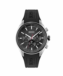 Hugo Herren Analog Quarz Uhr mit Silicone Armband 1513855