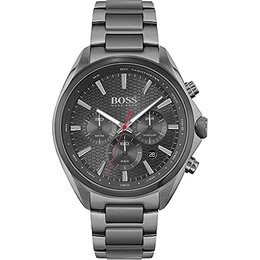 Mens Chronograph Quartz Uhr mit Edelstahl Armband 1513858