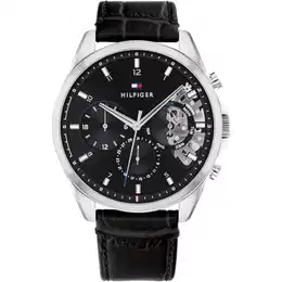 Herren Analog Quarz Uhr mit Leder Armband 1710449