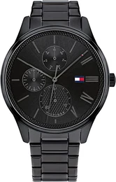 Herren Analog Quarz Uhr mit Edelstahl Armband 1791849