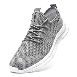 Schuhe Herren Laufschuhe Sneaker Outdoor Sportschuhe Turnschuhe männer Joggingschuhe atmungsaktiv Running Shoes Men Walking Schuhe Freizeitschuhe Fitness Schuhe Grau 41 EU