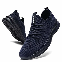 Schuhe Herren Laufschuhe Sneaker Outdoor Sportschuhe Turnschuhe männer Joggingschuhe atmungsaktiv Running Shoes Men Walking Schuhe Freizeitschuhe Fitness Schuhe Blau 42 EU