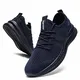 CAIQDM Schuhe Herren Laufschuhe Sneaker Outdoor Sportschuhe Turnschuhe männer Joggingschuhe atmungsaktiv Running Shoes Men Walking Schuhe Freizeitschuhe Fitness Schuhe Blau 42 EU