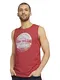 TOM TAILOR Herren 1025981 Print Tanktop, 11042-Plain Red, M