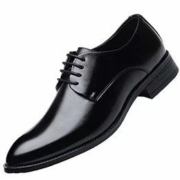 Herren Kleid Schuhe Klassische Elegante Business Schuhe Mode Leder Hochzeitsfeier Schuhe Schnür Formale Büroschuhe