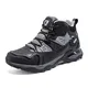Idea Frames Herren Wanderschuhe Wasserdicht Outdoor Anti-Rutsch Wanderstiefel Sportlich Bequem Leicht Outdoor Wandern Trekking Schuhe Schwarz Grau 43 EU 266 mm
