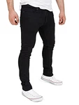 WOTEGA Herren Jeans Slim Fit Justin Schwarz/Black Meteorite