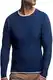 Carisma Herren Feinstrick-Pullover für Winter und Übergang • Herren Longsleeve mit gerippten Ärmeln • Herren Langarmshirt Rundhals-Pullover für Herren 7757 Sachs M