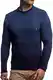 Karl´s People Herren Strick-Pullover Rundhals • Männer Winter-Pullover Color-Block • stylischer Herren Strick-Pulli • Warmer Männer Pulli Grobstrick • Herrenpullover Basic Longsleeve K-113 Indigo M