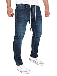 Yazubi Herren Jogger Erik Jeans Blau