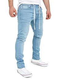 Herren Sweathose in Jeansoptik Steve, Blau (Ashley Blue 164013), W32/L32