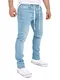 Yazubi Herren Sweathose in Jeansoptik Steve, Blau (Ashley Blue 164013), W32/L32