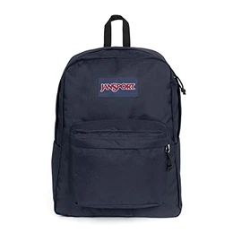 JanSport SuperBreak One, Großer Rucksack, 25 L, 42 x 33 x 21 cm, Navy