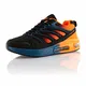 Fusskleidung® Damen Herren Sportschuhe Dämpfung Sneaker leichte Laufschuhe Orange Schwarz Blau EU 43