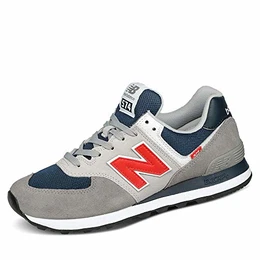 New Balance Herren ML574SO2_43 Sneakers, Grau Ei, EU