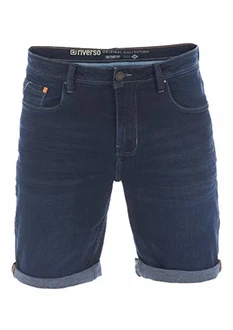 Riverso Herren Jeans Shorts RIVUdo Regular Fit Denim Short Jeansshorts Grau/Hellblau/Blau