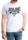 Jack and Jones Herren T-Shirt Männer Print Shirt Baumwolle Kurzarm (White 019, M)