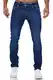 MERISH Jeans Herren Slim Fit Jeanshose Stretch Designer Hose Denim 1509 (36-34, 1509-3 Dunkelblau)