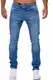 MERISH Jeans Herren Slim Fit Jeanshose Stretch Designer Hose Denim 1509 (32-32, 1509-1 Hellblau)