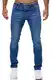 MERISH Jeans Herren Slim Fit Jeanshose Stretch Designer Hose Denim 1509 (30-30, 1509-2 Blau)