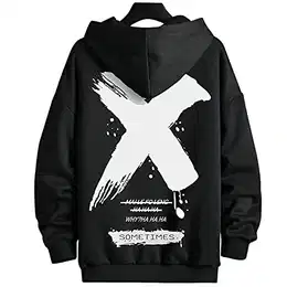 Hoodie Herren Basic Kapuzenpullover Langarm Sweatshirts Classic Männer Sweatjacke Druck Pullover Unisex Casual