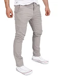 WOTEGA Herren Stoffhose Chino Style Glenn Grau