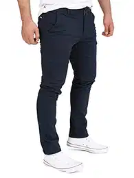 Chino Hose Blau Lange Herren Stoffhose Chinohose Business Männer Stretch Glenn, (Sky Captain 193922), W32/L32