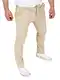 WOTEGA Slim Fit Chino Freizeithose Herren Hose Männer Chinohosen Elegant Glenn Slim Fit, Beige (Light Taupe 161210), W32/L32