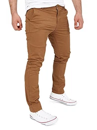 Herren Chino Hose Männer Slim Gelnn, Braun (Toffee 181031), W32/L32