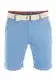 riverso Herren Chino Shorts RIVHenry Gürtel Bermuda Kurze Hose 98% Baumwolle Hellblau Dunkelblau Navy Rot Grün Orange Beige Grau w30 - w42 (W 32, Middle Blue)