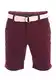 riverso Herren Chino Shorts RIVHenry Gürtel Bermuda Kurze Hose 98% Baumwolle Hellblau Dunkelblau Navy Rot Grün Orange Beige Grau w30 - w42, Größe:W 30, Farbe:Wine Red (15400)