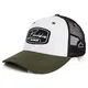 Blackskies Razor Baseball Cap   Herren Damen Schirm Premium Snapback Trucker Mütze Kappe Basecap Kappe Olive-Weiß-Schwarz