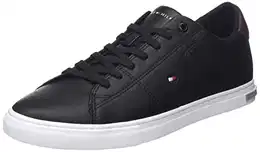 Herren Sneakers Essential Leather Detail Vulc, Schwarz (Black), 41