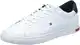 Tommy Hilfiger Herren Sneakers Essential Leather Detail Vulc, Weiß (White), 41