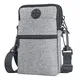 flintronic Handy-Umhängetasche, Umhängetasche, 3-lagige Messenger-Schulter-Mini-Handtasche, Wasserdichte Handytasche, Schlüsselbund, Fitness-Schutzhülle Reisepass-Tasche für Outdoor-Lauf Lauf