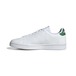 Herren Advantage Tennis Shoe, Cloud White Cloud White Green, 43 1/3 EU