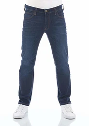 Herren Jeans Jeanshose Daren Zip Fly Regular Fit Stretch Denim Baumwolle Hose Blau w30-w38, Größe:32W / 32L, Farbvariante:Dark (L707SGJW)