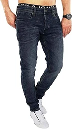 Herren Slim/Straight Fit Jeans Tim Original AGI 010 (32W / 32L, Dark Blue Denim)