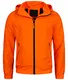 Rock Creek Herren Jacke Windbreaker Leichte Jacke Herren Regenjacke Übergangsjacke Kapuze Outdoorjacke Herrenjacken Sport Jacke H-235 Orange M
