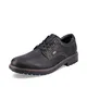 Rieker Herren Bequemschuhe B4610, Männer Schnürschuhe, wasserabweisend, riekerTEX,bequem,Schnuerschuhe,Schnuerer,Low-tie,schwarz (00),41 EU / 7.5 UK