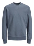 JACK & JONES Herren Basic Sweatshirt JJEBASIC 12181903 Grisaille