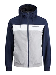 JACK & JONES JJERUSH Hood Bomber NOOS 12200208 Navy (12200208)