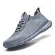 Kaopabolo Laufschuhe Damen Herren Straßenlaufschuhe Fitness Turnschuhe Sneakers Sportschuhe Leichtgewichts Atmungsaktiv Walkingschuhe Grau 38