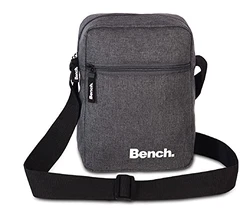 Bench Unisex Umhängetasche Schultertasche Handtasche Messenger Bag Crossbody-Tasche Hüfttasche dunkelgrau