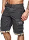 Geographical Norway 35D1-4 Katla Priority New Herren Short Grau Gr. M