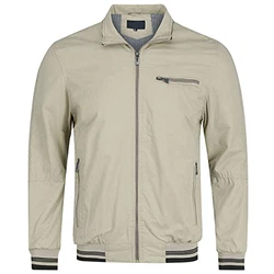 YOUTHUP Herren Leichte Casual Sportjacke Übergangsjacke Grau