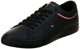 Herren Vulcanized Sneaker Essential Leather Schuhe , Schwarz (Black), 40 EU