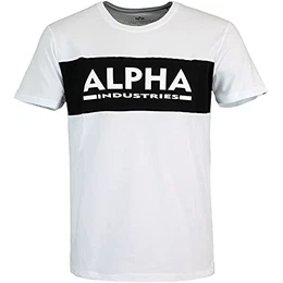 Inlay T-Shirt (M, White/Black)